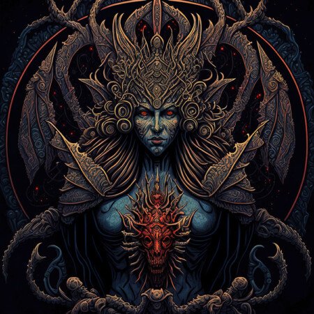 Demon Goddess Metal Cover Artwork - 136