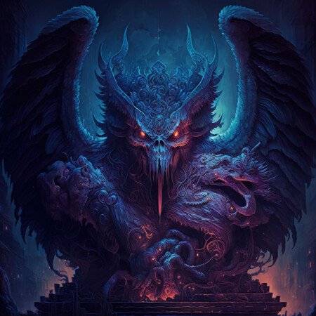 God of Blasphemy Metal Cover Artwork - 207