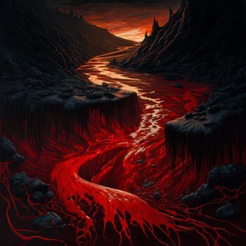 River of Blood Metal Cover Artwork - 304