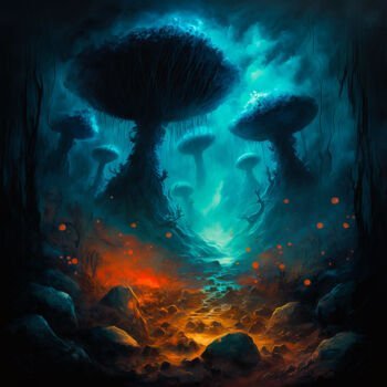 Hostile Fungal Lifeforms Metal Cover Artwork - 422