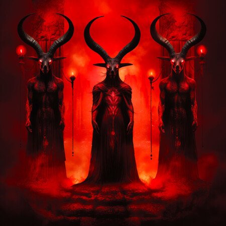 Three Kings of Hell - Metal Cover Artwork - 530
