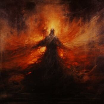 Dancing in Flames - Metal Cover Artwork - 750