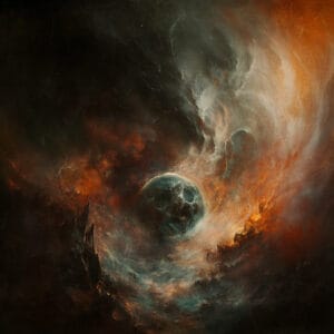 Ruins Beneath a Dying Star