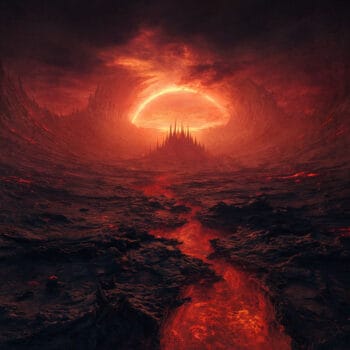 Scorched Obsidian Fields - Metal Cover Artwork - 990